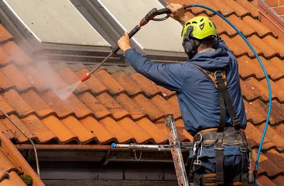 Démoussage et hydrofuge de toiture à Lasserre-Pradère